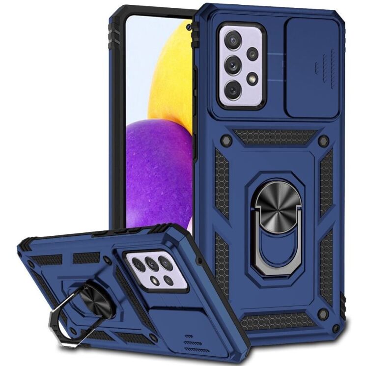 Защитный чехол Deexe Armor Shield для Samsung Galaxy A52 (A525) / A52s (A528) - Blue: фото 1 из 8