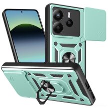 Защитный чехол Deexe Armor Shield для Xiaomi Redmi Note 14 4G - Green: фото 1 из 9