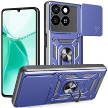 Защитный чехол Deexe Armor Shield для ZTE Blade A35 / A55 - Blue: фото 1 из 10