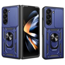 Защитный чехол Deexe Armor Shield (FF) для Samsung Galaxy Fold 6 - Blue: фото 1 из 10