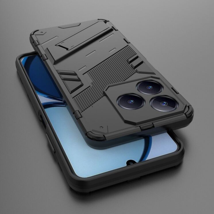 Защитный чехол Deexe Bibercas для Realme C63 / C61 - Black: фото 4 из 7