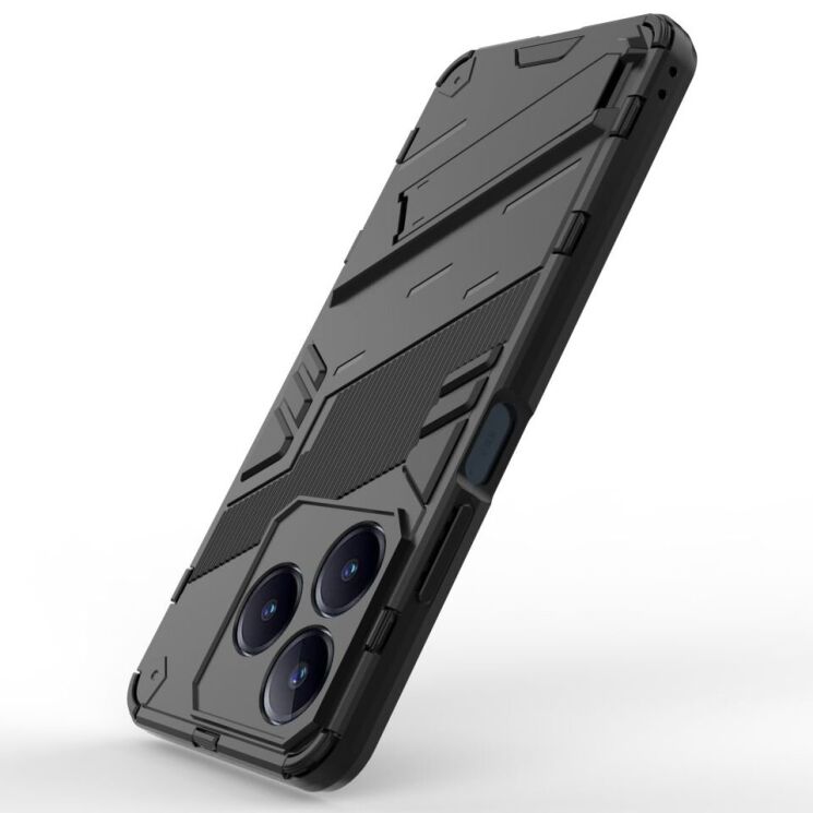 Защитный чехол Deexe Bibercas для Realme C63 / C61 - Black: фото 3 из 7