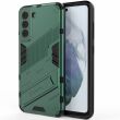 Защитный чехол Deexe Bibercas для Samsung Galaxy S21 FE (G990) - Green (240227G)