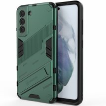 Защитный чехол Deexe Bibercas для Samsung Galaxy S21 FE (G990) - Green: фото 1 из 9