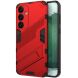 Защитный чехол Deexe Bibercas для Samsung Galaxy S24 Plus - Red (343409R). Фото 1 из 6