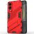 Захисний чохол Deexe Bibercas для Samsung Galaxy S25 Edge (S937) - Red: фото 1 з 6