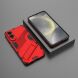 Захисний чохол Deexe Bibercas для Samsung Galaxy S25 Edge (S937) - Red (377525R). Фото 4 з 6