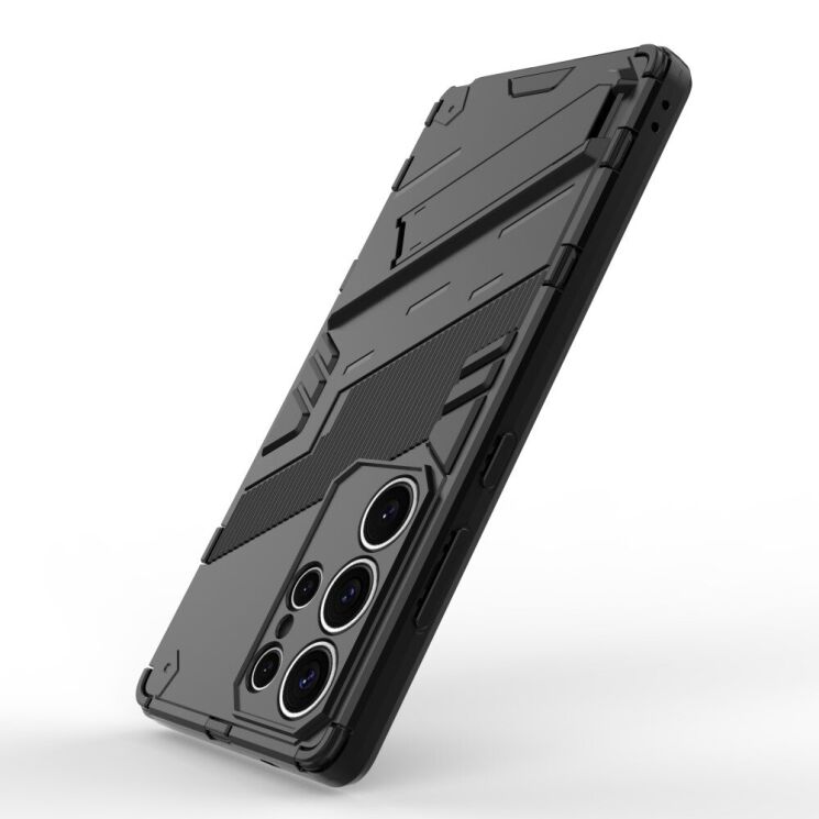 Захисний чохол Deexe Bibercas для Samsung Galaxy S25 Ultra (S938) - Black: фото 3 з 7