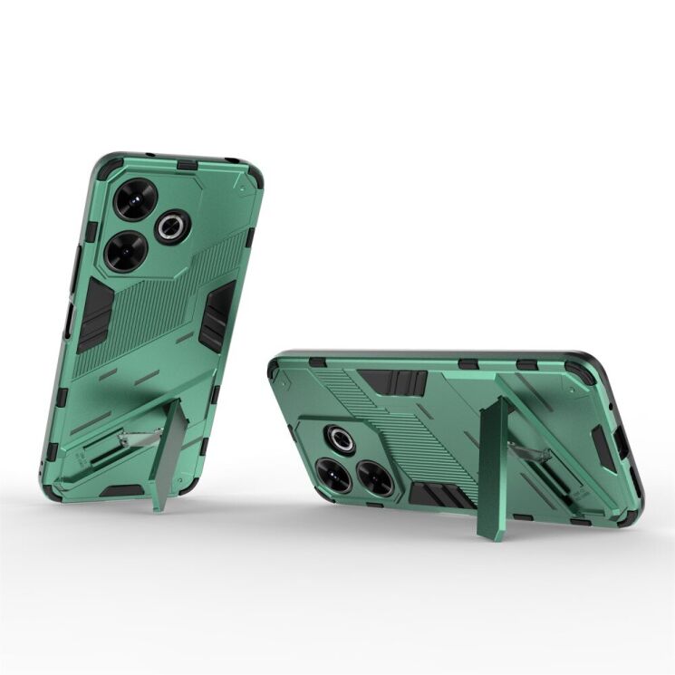 Защитный чехол Deexe Bibercas для Xiaomi Redmi 13 - Green: фото 3 из 6