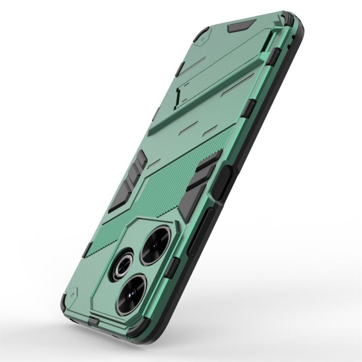 Защитный чехол Deexe Bibercas для Xiaomi Redmi 13 - Green: фото 4 из 6