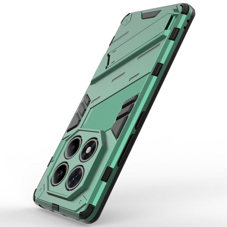 Защитный чехол Deexe Bibercas для Xiaomi Redmi Note 14 Pro - Green: фото 3 из 6