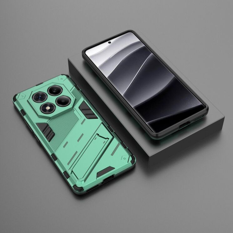 Защитный чехол Deexe Bibercas для Xiaomi Redmi Note 14 Pro - Green: фото 5 из 6