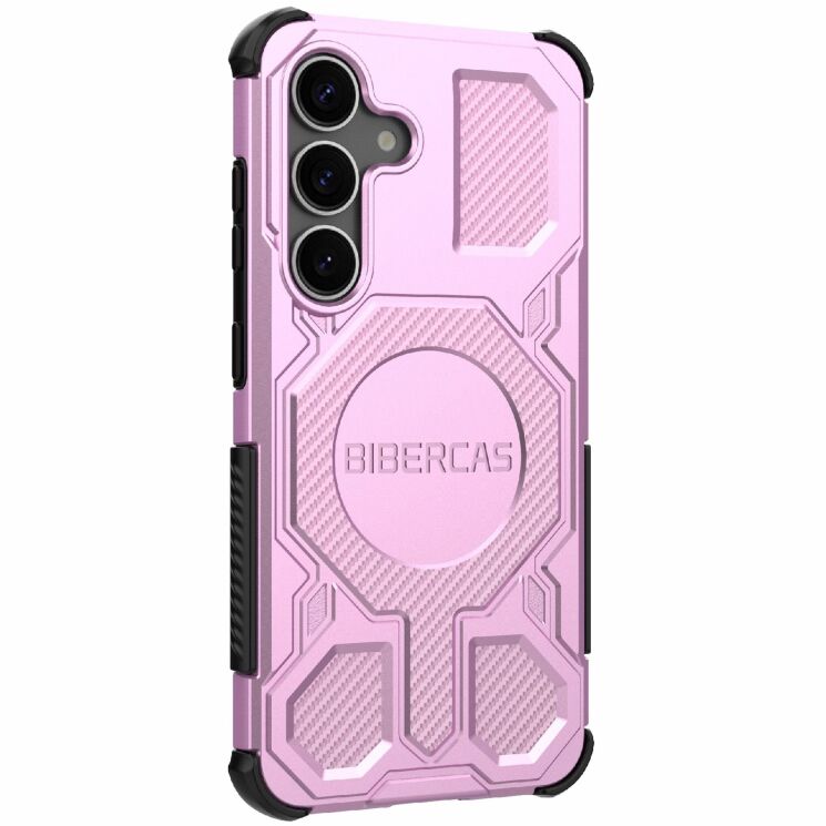 Захисний чохол Deexe Bibercas J-16 Series для Samsung Galaxy S25 (S931) - Pink: фото 3 з 6