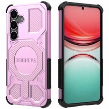 Захисний чохол Deexe Bibercas J-16 Series для Samsung Galaxy S25 (S931) - Pink: фото 1 з 6