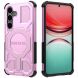 Захисний чохол Deexe Bibercas J-16 Series для Samsung Galaxy S25 (S931) - Pink (375368P). Фото 1 з 6