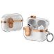 Защитный чехол Deexe Clear Luxe для Apple AirPods Pro 2 - Rose Gold (306044RG). Фото 1 из 8