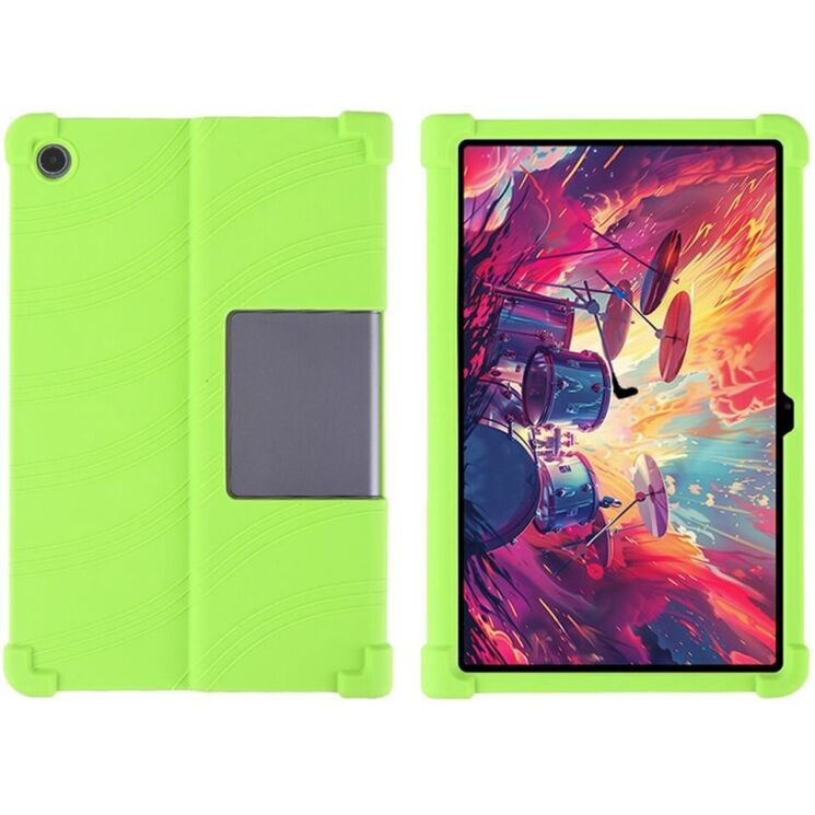 Защитный чехол Deexe Color AirBag для Lenovo Tab Plus - Green: фото 1 из 10