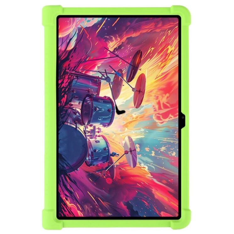 Защитный чехол Deexe Color AirBag для Lenovo Tab Plus - Green: фото 2 из 10