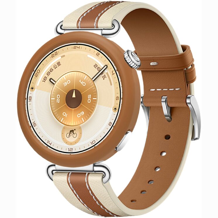 Захисний чохол Deexe Color Frame для Huawei Watch GT 6 (41mm) - Brown (423303Z) Захисний чохол Deexe Color Frame для Huawei Watch GT 6 (41mm) - Brown: фото 3 з 3