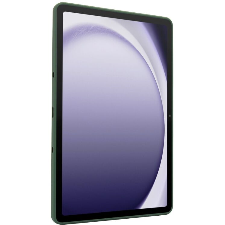 Защитный чехол Deexe Crystal Kickstand для Samsung Galaxy Tab A11 Plus (X230/236) - Green: фото 4 из 10