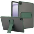 Защитный чехол Deexe Crystal Kickstand для Samsung Galaxy Tab A11 Plus (X230/236) - Green (401623G)