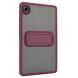 Защитный чехол Deexe Crystal Kickstand для Samsung Galaxy Tab A9 (X110/115) - Wine Red (339350WR). Фото 5 из 12