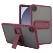 Защитный чехол Deexe Crystal Kickstand для Samsung Galaxy Tab A9 (X110/115) - Wine Red (339350WR)