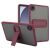 Захисний чохол Deexe Crystal Kickstand для Samsung Galaxy Tab A9 (X110/115) - Wine Red: фото 1 з 12