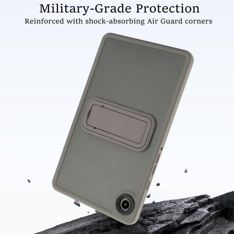 Захисний чохол Deexe Crystal Kickstand для Samsung Galaxy Tab A9 (X110/115) - Pink: фото 9 з 12