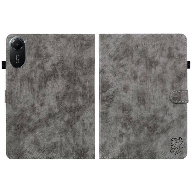Защитный чехол Deexe Cute Tiger для Xiaomi Redmi Pad 2 - Grey: фото 5 из 7