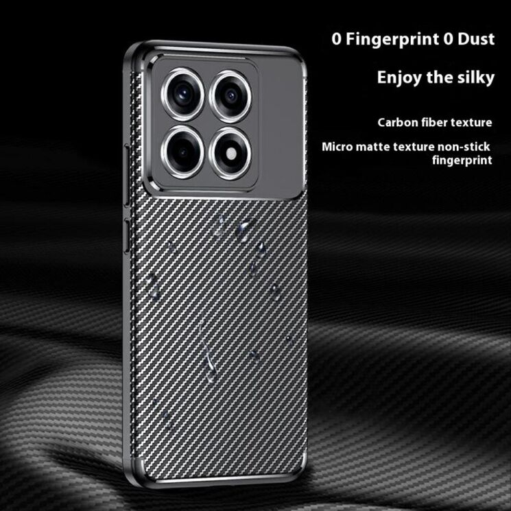 Защитный чехол Deexe Fusion для Xiaomi 14T Pro - Black: фото 6 из 7