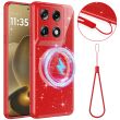 Защитный чехол Deexe Glitter Case with MagSafe для Motorola Signature - Red (407621R)