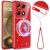 Защитный чехол Deexe Glitter Case with MagSafe для Motorola Signature - Red: фото 1 из 7