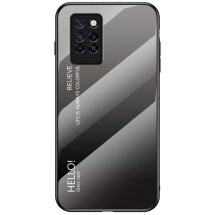 Захисний чохол Deexe Gradient Color для Infinix Note 10 Pro (X695C) - Black / Grey: фото 1 з 6