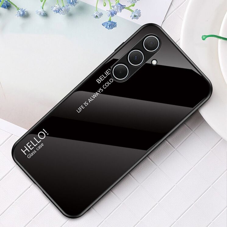 Защитный чехол Deexe Gradient Color для Samsung Galaxy A36 (A366) - Black: фото 2 из 7