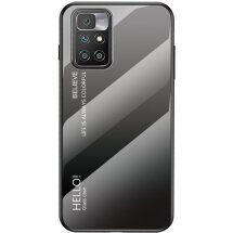 Захисний чохол Deexe Gradient Color для Xiaomi Redmi 10 / 10 (2022) / 10 Prime - Black / Grey: фото 1 з 12