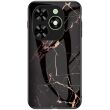 Защитный чехол Deexe Gradient Pattern для Infinix Smart 8 - Black / Gold (344121BF)
