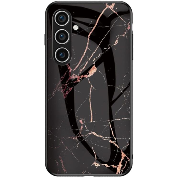 Защитный чехол Deexe Gradient Pattern для Samsung Galaxy S24 Plus - Black / Gold: фото 1 из 7