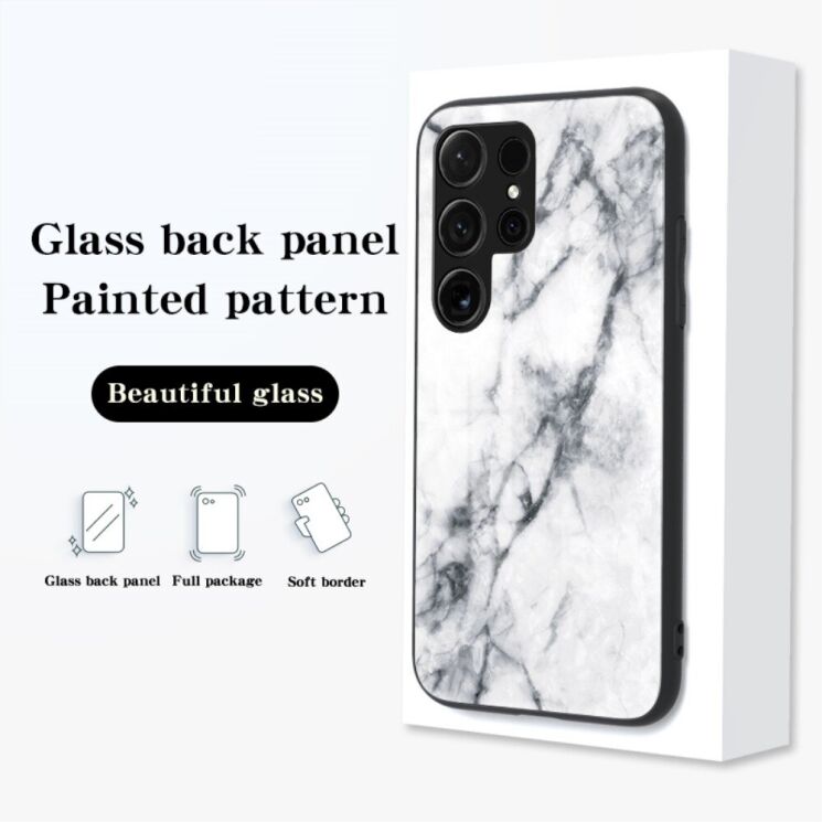 Захисний чохол Deexe Gradient Pattern для Samsung Galaxy S25 Ultra (S938) - White: фото 3 з 7