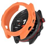 Защитный чехол Deexe Hollow Cover для Garmin Approach S70 47mm - Orange: фото 1 из 8