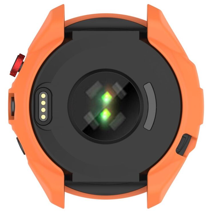 Защитный чехол Deexe Hollow Cover для Garmin Approach S70 47mm - Orange: фото 7 из 8