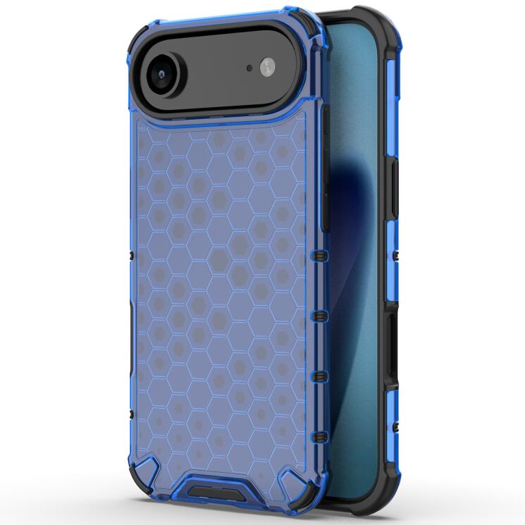 Захисний чохол Deexe Honeycomb Series для Apple iPhone 17 Air - Blue: фото 1 з 6