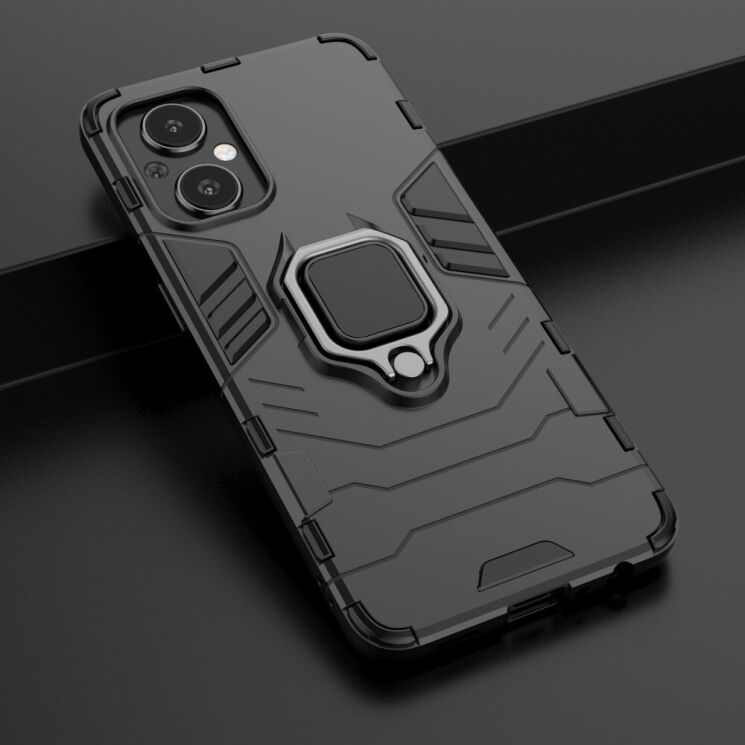 Защитный чехол Deexe Hybrid Case для OnePlus Nord N20 - Black: фото 9 из 11