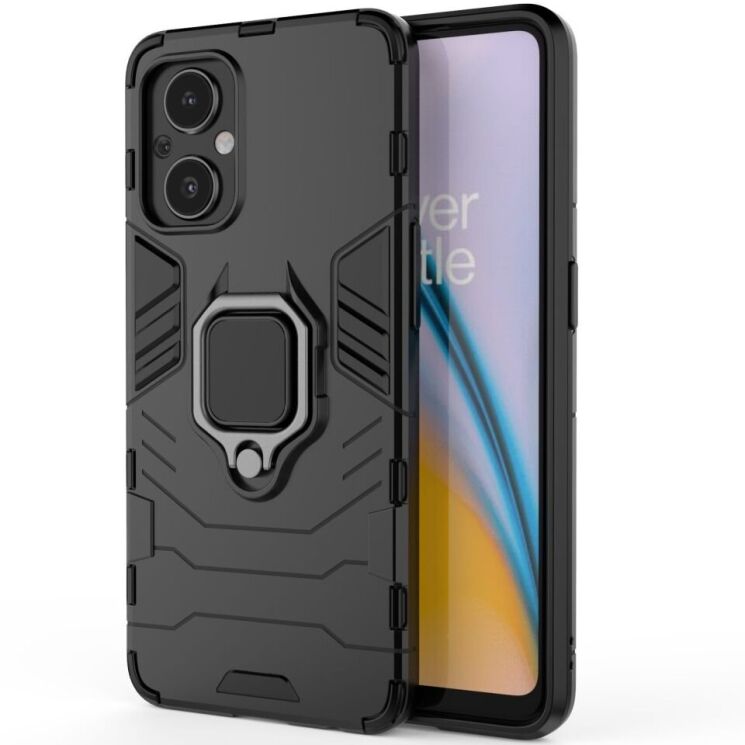 Защитный чехол Deexe Hybrid Case для OnePlus Nord N20 - Black: фото 2 из 11