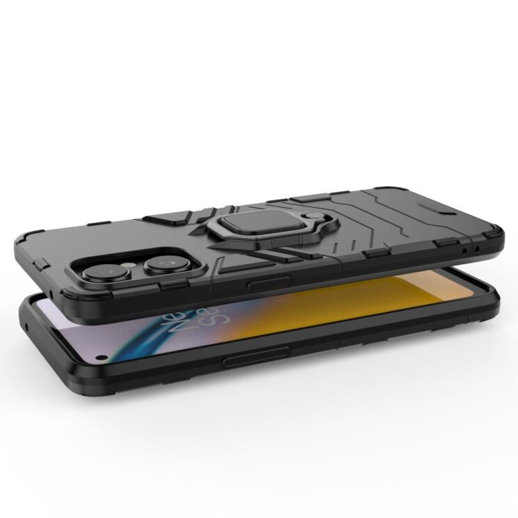 Защитный чехол Deexe Hybrid Case для OnePlus Nord N20 - Black: фото 5 из 11