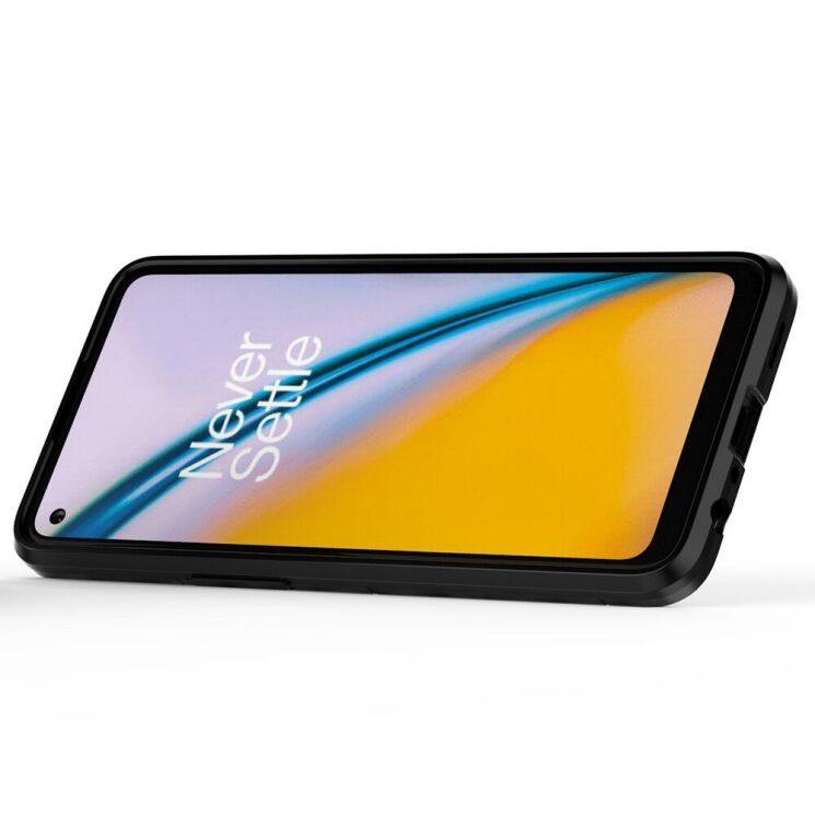 Защитный чехол Deexe Hybrid Case для OnePlus Nord N20 - Black: фото 3 из 11