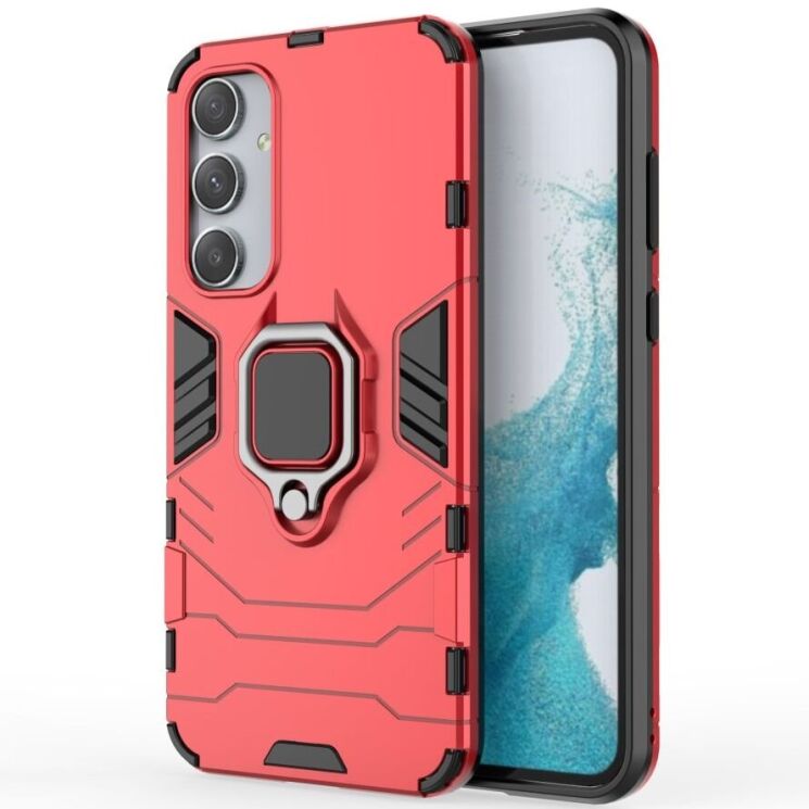 Защитный чехол Deexe Hybrid Case для Samsung Galaxy A35 (A356) - Red: фото 1 из 5