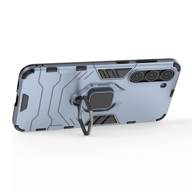 Захисний чохол Deexe Hybrid Case для Samsung Galaxy S23 - Blue: фото 3 з 6