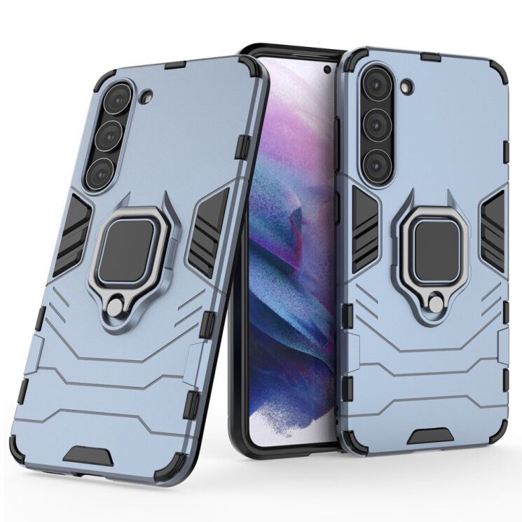 Захисний чохол Deexe Hybrid Case для Samsung Galaxy S23 - Blue: фото 2 з 6