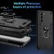 Защитный чехол Deexe Hybrid Shell для Infinix Hot 50 - Blue (365923L). Фото 7 из 7